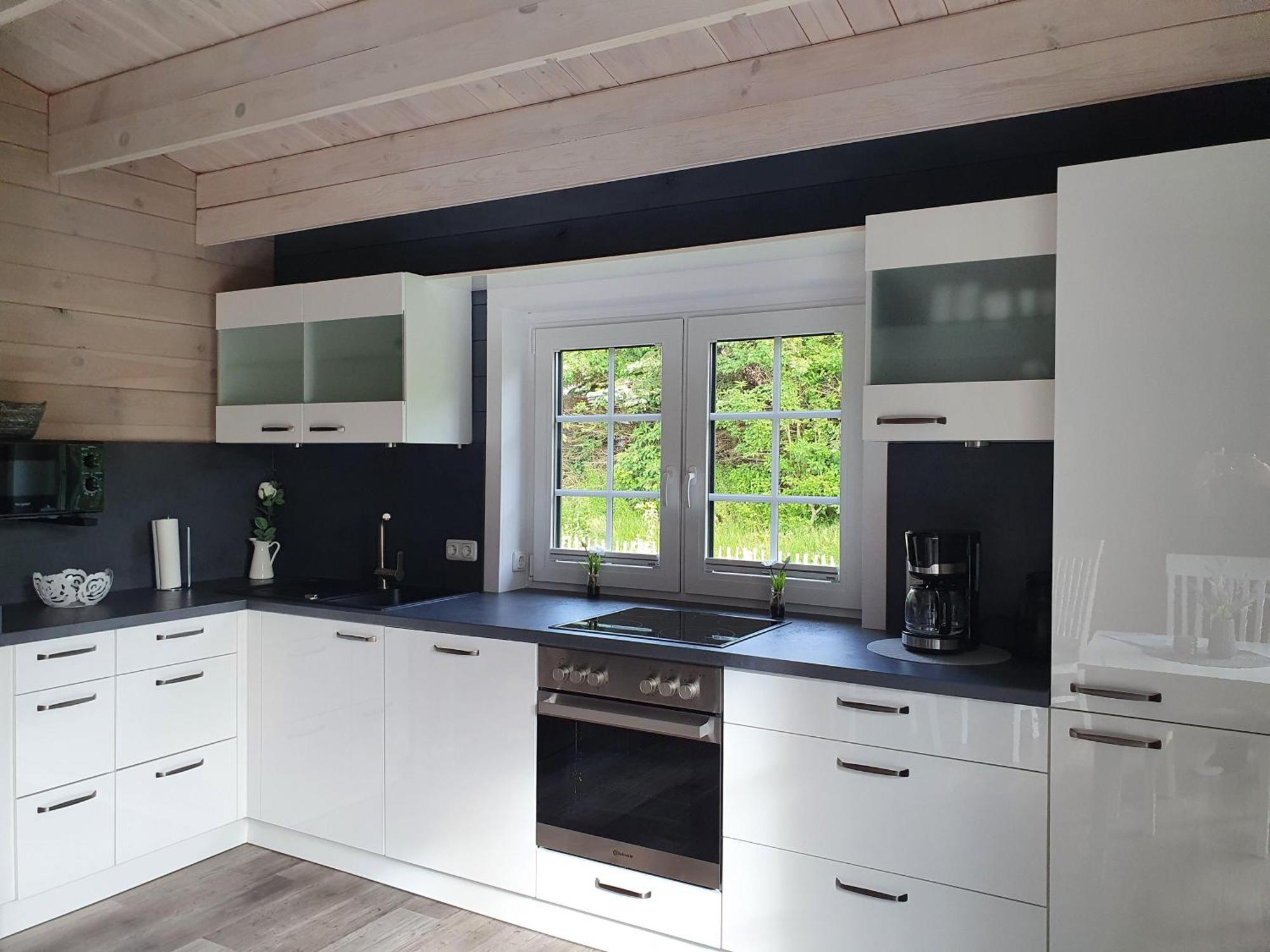 Idyllisches-Blockbohlenhaus-Mit-Eigenem-Garten-Und-Sauna-Zum-Wohlfuehlen Martensrade 외부 사진